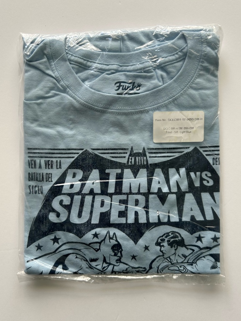 Funko Batman vs Superman Graphic Tee DC Legion of Collectors Exclusive - Size S